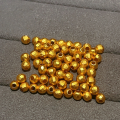 wholesale S925 gold-plated spacer beads gasket semi-finished DIY accessories crystal jewelry bracelet necklace fittings-0-3