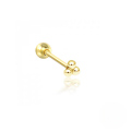 wholesale S925 Sterling Silver Mini Piercing Jewelry, Spiral Ear Stud for Cartilage, Trendy and Edgy INS Style-0-5