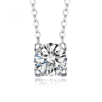 wholesale S925 Silver European and American New 80 High Carbon Drill Dovetail Bullhead Necklace for Women, Precision Crafted Cross-Border Style-N212 Bull Head Necklace 925 Silver