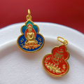 wholesale Metal material placed at the beginning: Gold-plated 925 ancient silver enameled, Chinese zodiac birth year eight guardians pendant, twelve charms, DIY accessories-0-10