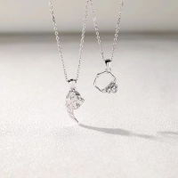 wholesale 925 Silver Tide XiaoXin New Tiger Sniffs Rose Necklace Couple Edition Small Batch Design Sense National Trend Style Collarbone Chain-xb1250-tiger