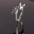 wholesale Metal material: Sterling silver Cross-border retro small dragon ring couple unisex personalized niche design high-end sense index finger ring-0-1