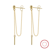 wholesale S925 Sterling Silver Earrings, White Gold Plain Studs, Cross-Border Fashion, Direct from Manufacturer-Electric Platinum