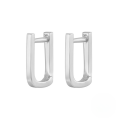 wholesale S925 Sterling Silver U-shaped Smooth Hoop Ear Clasps, A Trendy Cross-border Hot-seller For Fashionistas With An Ins Style-0-4