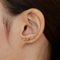 wholesale S925 Sterling Silver Ins-style Light Luxury Zircon-studded Back Earring Ear Climber-0-3