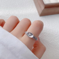 wholesale S925 Sterling Silver Guochao Yuanbao Ring, Retro Niche Chinese Style Creative Design Minimalist Adjustable Index Finger Ring for Wholesale-0-0
