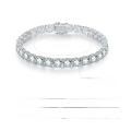 wholesale S925 Sterling Silver Moissanite Tennis Full Size Bracelet, Cross-Border Fashion Bestseller in Euro-American Hip-Hop Style Factory Direct-0-1
