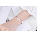 wholesale S925 Sterling Silver Women's Elegant Butterfly Bracelet Korean Style Sweet Accessory Gift for Girlfriend Best Friend-0-3