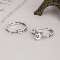 wholesale S925 adjustable cute and creative multi-link chain Thai silver Mickey Mouse animal ring-0-1