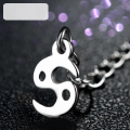 wholesale 925 Sterling Silver Small Pendant Tag, Twelve Zodiac Signs DIY Accessories Bracelet Necklace Extension Chain End Tag, Sold Separately (No Single Orders)-0-10