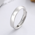 wholesale S925 Sterling Silver Trendy Forever Romantic English Letter Couple Ring Korean Version Ins Exquisite and Versatile Style-0-1