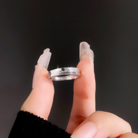 wholesale S925 sterling silver Maneki-neko printed ring for women, minimalist, versatile, elegant, niche design with a premium feel, index finger ring-Lucky Cat Ring/Approx. 2.07g>JZ015131