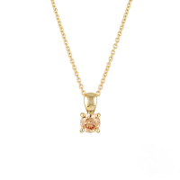 wholesale S925 Sterling Silver Ins Style Simple Daily Matching Pendant Necklace For Women,-Gold-November 925 silver