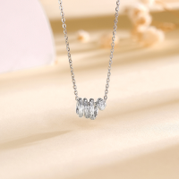 wholesale S925 Sterling Silver Snake Year of Birth Necklace for Women, Small Waist Ins Style Zodiac Collarbone Chain with Niche Design and High-End Feel-Snake Waist Necklace/Approx. 1.97g>TL014781 Sterling Silver