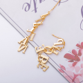 wholesale 925 Silver Hot-Selling DIY Custom Exquisite Letter Combination Name Earrings, Valentine's Day Gift Drop Shipping-0-3