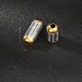 wholesale Metal S925 Silver Ancient Gold Thai Silver Antique DIY Accessories Tiger Tooth Dzi Bead Old Barrel Bead Spacer Beads Loose Beads Bracelet Ornaments-0-6