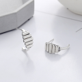wholesale S925 Sterling Silver Minimalist Geometric Irregular Stud Earrings Sweet Korean Japanese Style Design Trendy Versatile Earrings-0-0