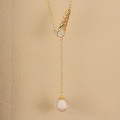 wholesale Metal Material: 925 Silver, Shell, Pearl  
Pendant Style: Shell Pearl Necklace, Tassel Snake Chain Sweater Chain  
Season: Autumn/Winter  
Customization: Available-0-3