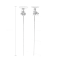 wholesale S925 Sterling Silver Long Tassel Drop Earrings for Women, Minimalist Design, Versatile and Unique Statement Earrings-0-5