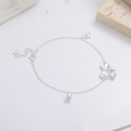 wholesale S925 Sterling Silver Fashion Korean Japanese Countryside Style Orchid Butterfly Bowknot Personality Luxury Versatile Bracelet for Women-0-1