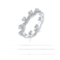 wholesale S925 Silver Moissanite Crown Fashion Women's Ring, Cross-Border E-Commerce Bestseller New Product Direct Supply from Manufacturer-0-1