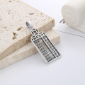 wholesale S990 sterling silver retro Chinese-style rotating bead abacus coin DIY accessory matching pendant-0-1