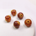 wholesale Gold-plated S925 Silver Agate Tianzhu Barrel Bead Spacer Beads Accessories Bracelet String DIY Semi-finished Product New Arrival Special Offer-0-1