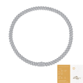 wholesale S925 Silver Men's New Style Moissanite Necklace Cross-border Hot Selling In Stock Hip-hop Cuban Chain Jewelry Wholesale-0-6