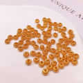 wholesale Gold-plated S925 silver spacer beads and accessories for bracelet, necklace stringing, and DIY handmade crafts-0-10