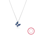 wholesale 925 Sterling Silver Jewelry Set Cross-Border Hot Pick Retro Elegant High-End Blue Butterfly Earrings Ring Necklace-0-9