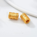 wholesale Metal material, ancient method sand gold lotus bead spacer coin large hole cloud pattern handstring chain accessory braiding cord DIY-0-9