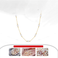 wholesale S925 Sterling Silver Cloud-Pull Jewelry Natural Freshwater Pearl Necklace Beaded Fashion Retro Manufacturer-0-2