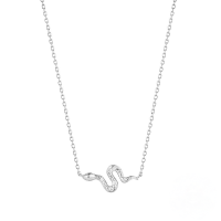 wholesale S925 Sterling Silver Ins-style Minimalist-Platinum 925 silver