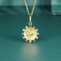 wholesale S925 Sterling Silver "One Deer with You" Necklace for Women, Versatile High-End Sense Collarbone Chain, Chinese Style Jewelry, Dropshipping-Sterling Silver Necklace 925 Silver