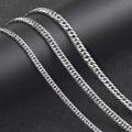 wholesale 925 Sterling Silver 5mm Cuban Link Chain Necklace for Men, Hip Hop Whip Chain, Bold and Versatile Men's Collarbone Necklace with a Premium Feel-0-5