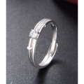 wholesale 925 Sterling Silver Couple Rings Pair Men Women Matching Bands Index Finger Rings Korean Style Fashion Jewelry-0-2
