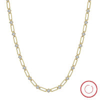 wholesale S925 sterling silver jewelry, light luxury 8A ultra-sparkling zirconium stud earring necklace, fashionable collarbone chain-Electrolytic 14K gold &gt; 925 silver