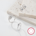wholesale S925 sterling silver European and American jewelry Evil Eye set, elegant and high-end women's ring, versatile and niche necklace-0-2