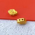 wholesale S925 Gold-Plated Auspicious Cloud Spacer Beads for DIY Bracelets and Necklaces, Multi-Hole Ornaments for Chinese Knot Crafts, Best Seller-0-7