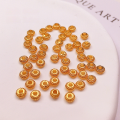 wholesale Gold-plated S925 silver spacer beads and accessories for bracelet, necklace stringing, and DIY handmade crafts-0-1
