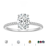 wholesale S925 Sterling Silver Cross-Border Wholesale Luxury High-End 2-Carat 3-Carat Pigeon Egg Moissanite Diamond Ring Engagement Jewelry-2 carat rose-colored ring (zircon) US size 8