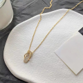 wholesale 925 Silver European and American Flip-Flop Pendant Necklace for Women, Minimalist and Exquisite Small Design, High-End Sensibility, Flip-Flop Sandal Collarbone Chain-0-5