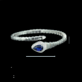 wholesale 925 Silver Bracelet with High Carbon Diamond, Royal Blue Pear Cut, Exquisite and Versatile Jewelry for Women-0-1