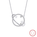 wholesale S925 Sterling Silver APN Collection Versatile Women's Necklace Elegant Minimalist Niche Premium Light Luxury Fashion OL-0-44