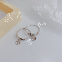 wholesale Pure Silver Chinese Trendy Fu Character Push-Pull Ring for Women, Niche Design with High-End Sense, Aviary-Inspired New Trend, Versatile Statement Jewelry-JZ012749 Opening adjustable