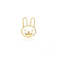 wholesale S925 Sterling Silver Animal Spiral Cartilage Single Stud Earring, A Trendy And Creative Bestseller-Gold-single model 8