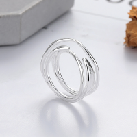 wholesale S925 Silver Yun Chao Xuan Fashion Cross-Border Irregular Exaggerated Personality INS Style Trendy Versatile Ring-YJ1333H/about 5.2g No.7