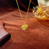 wholesale S925 Sterling Silver Retro Lotus Hollow Gourd Necklace for Women, Fulu National Trend Style, High-End Design, Elegant Pendant Chain-[Silver] Lotus Hollow Gourd Necklace TL014909 Sterling Silver