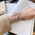 wholesale S925 Sterling Silver Chain Body Creative Multi-Element Charm Bracelet Baroque Personality Hip Hop Trend Accessory-0-2