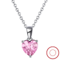 wholesale S925 Sterling Silver Cloud-Pull Twelve Birthstone Zodiac Constellation Heart Zircon Necklace, Cross-Border Hot Seller Manufacturer-0-14